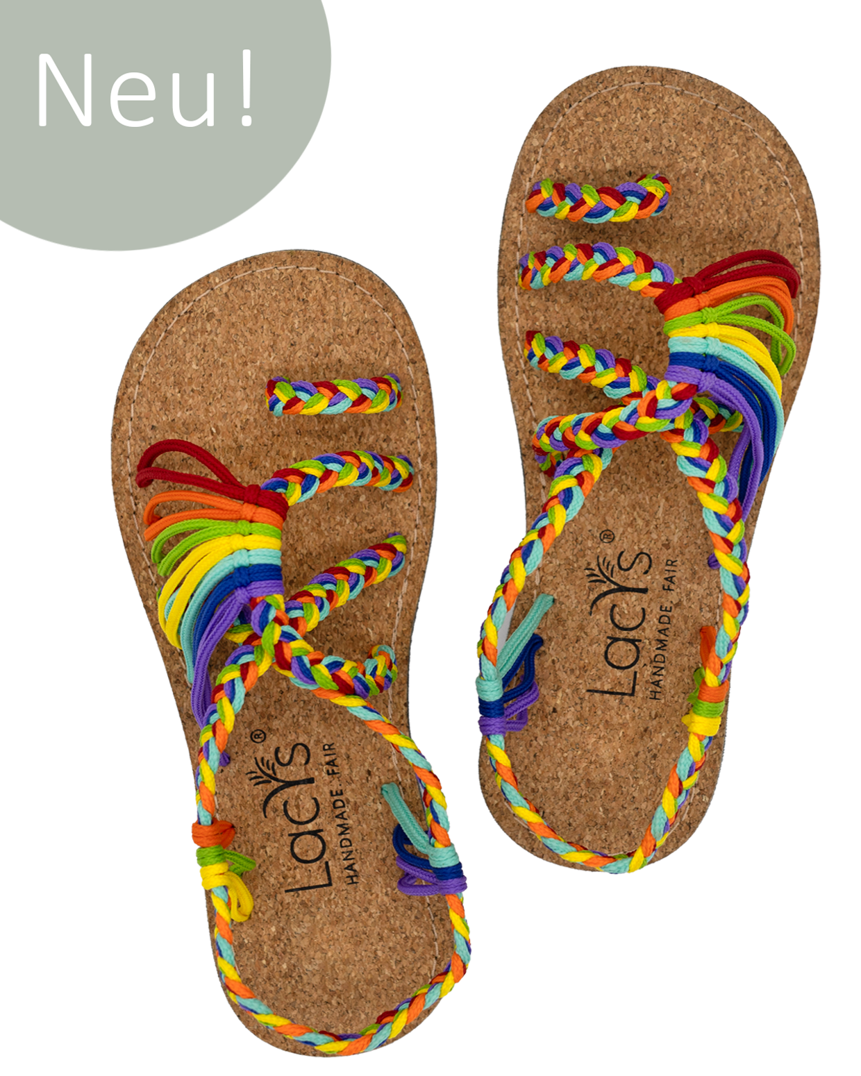 Breite Sandale Pride
